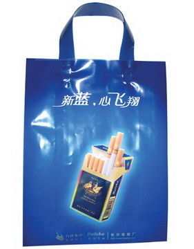 LDPE soft loop handle shopping bag